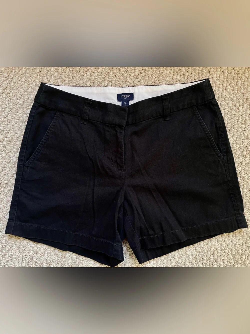 J. Crew Black Women's Chino Shorts